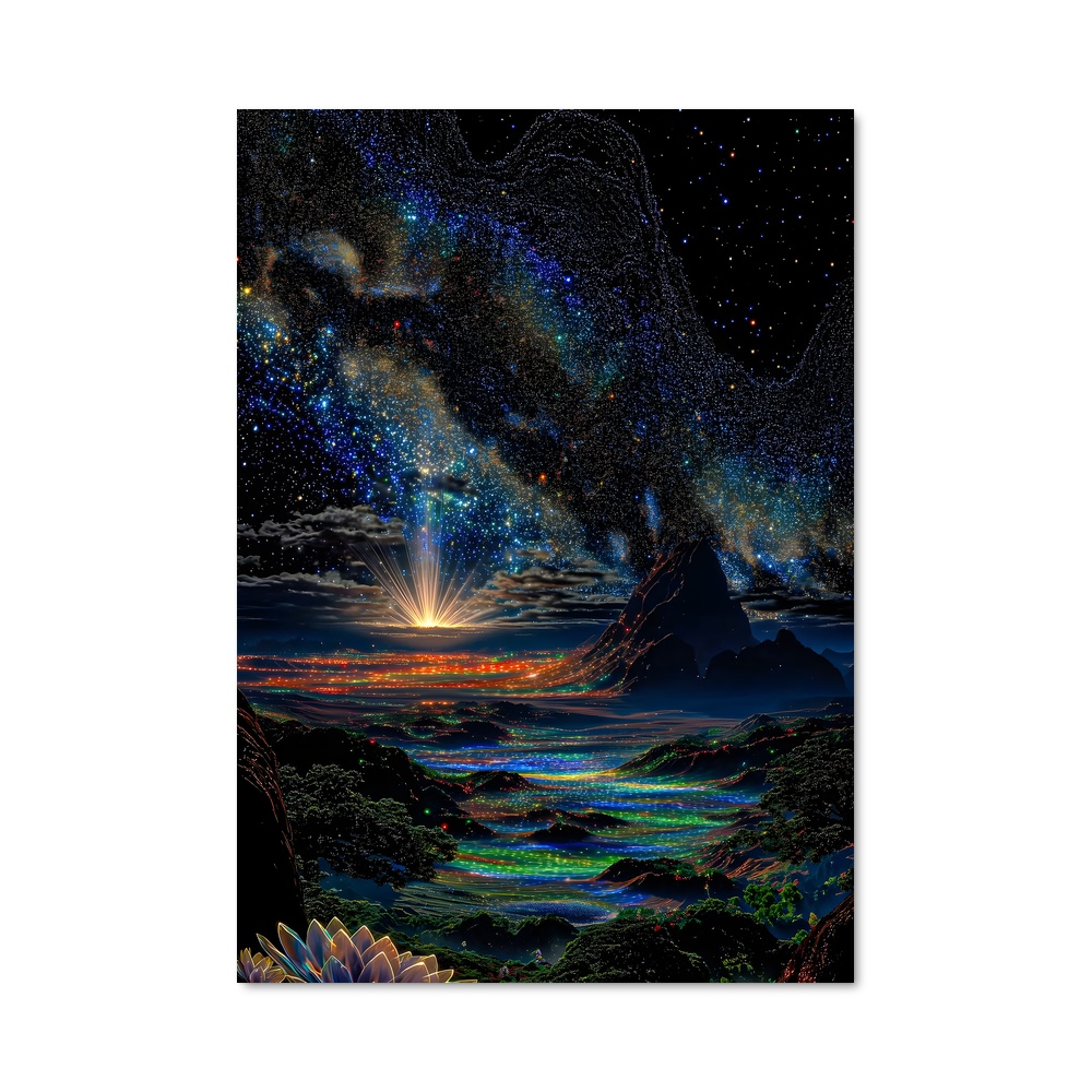 Poster Cosmic art envoûtant
